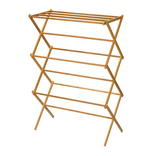 Household Essentials Drying Rack (Bamboo, 29&#x22;)